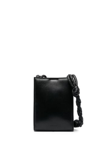 Jil Sander small Tangle leather shoulder bag - Nero