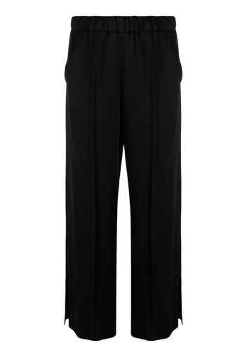 Jil Sander elasticated waistband wide-legged trousers - Nero