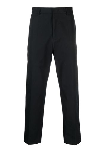 Jil Sander straight-leg cotton trousers - Blu