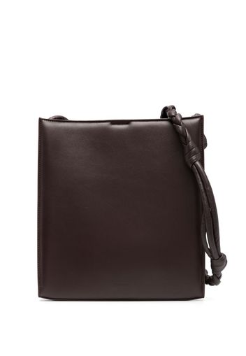 Jil Sander Tangle leather shoulder bag - Marrone