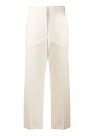 Lang cropped straight-leg trousers