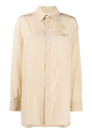 long sleeve silk shirt