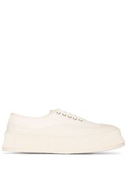 Jil Sander lace-up low-top sneakers - Bianco