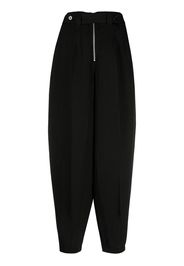 Jil Sander balloon-leg trousers - Nero