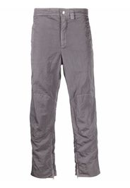 Jil Sander slim-fit draped trousers - Grigio