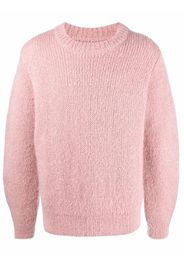 Jil Sander chunky knit crewneck jumper - Rosa