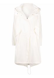 Jil Sander Impermeabile con cappuccio - Bianco