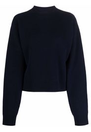 Jil Sander drop-shoulder long-sleeve jumper - Blu