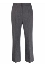 Jil Sander flared cropped trousers - Grigio