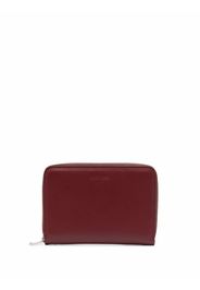 Jil Sander zip-around leather wallet - Rosso