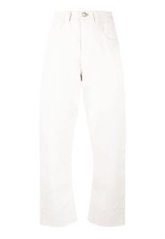 Jil Sander high-waisted tapered jeans - Bianco