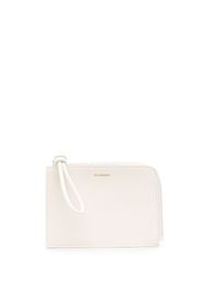 JIL SANDER medium Giro leather coin purse - Toni neutri