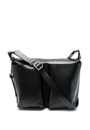 Jil Sander Pilot leather crossbody bag - Nero