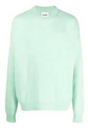 Jil Sander crew neck cashmere jumper - Verde