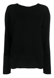 Jil Sander crew-neck cashmere jumper - Nero