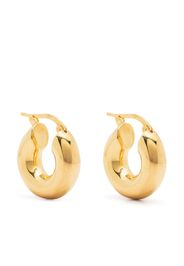 Jil Sander sculptural hoop earrings - Oro