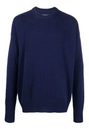 Jil Sander crew neck cashmere jumper - Blu