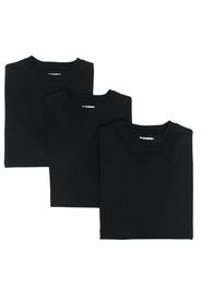 Jil Sander long-sleeve logo-patch T-shirt - Nero