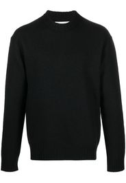 Jil Sander crew-neck pullover sweatshirt - Nero