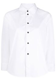 Jil Sander long-sleeved cotton shirt - Bianco