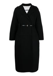 Jil Sander belted wool coat - Nero