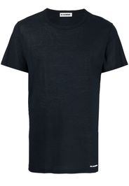 Jil Sander crew-neck fitted T-shirt - Blu