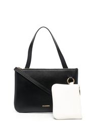 Jil Sander nappa-leather logo-print bag - Nero