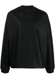 Jil Sander long-sleeve crew-neck sweatshirt - Nero