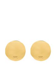 Jil Sander enamel plate earrings - Oro