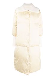 Jil Sander padded contrast coat - Toni neutri