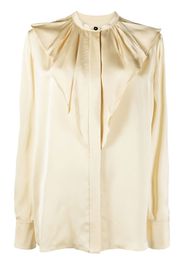 Jil Sander Blusa con ruches - Toni neutri