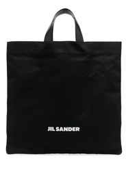 Jil Sander Borsa tote con stampa - Nero