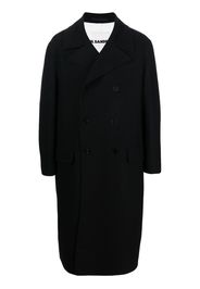 Jil Sander double-breasted cashmere coat - Blu