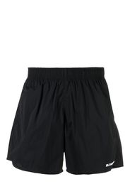 Jil Sander logo-print swim shorts - Nero