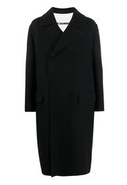 Jil Sander double-breasted virgin wool coat - Nero