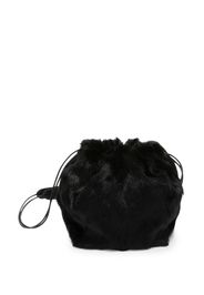 Jil Sander lambskin crossbody bag - Nero