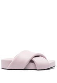 Jil Sander crossover strap-detail sandals - Viola