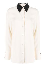 Jil Sander two-tone long-sleeve shirt - Toni neutri