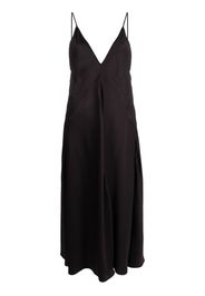 Jil Sander V-neck slip dress - Nero