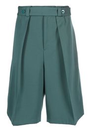 Jil Sander knee-length belted shorts - Verde