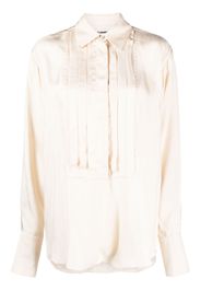 Jil Sander pleated long-sleeve shirt - Toni neutri