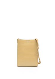 Jil Sander Tangle crocodile-effect crossbody bag - Giallo