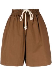 Jil Sander Shorts con coulisse - Marrone