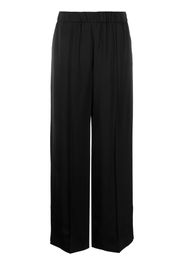 Jil Sander pressed-crease palazzo pants - Nero