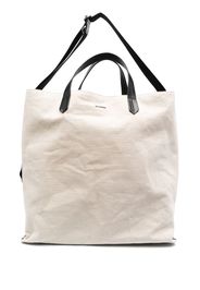 Jil Sander Tape medium tote bag - Toni neutri