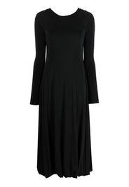 Jil Sander open-back midi dress - Nero