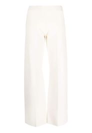 Jil Sander high-waist zip trousers - Bianco