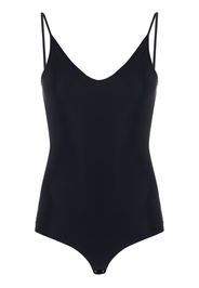 Jil Sander v-neck stretch bodysuit - Blu