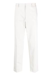 Jil Sander low-rise cotton chino trousers - Grigio