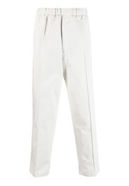 Jil Sander elasticated-waist straight-leg trousers - Toni neutri